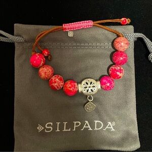 Silpada Best Trend Bracelet Fuchsia and
925 Sterling Silver